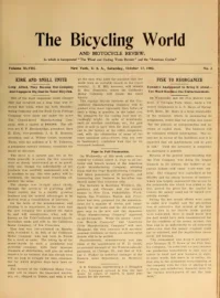 The Bicycling World, Vol 48, No 3 cover