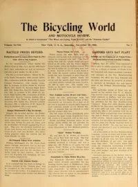 The Bicycling World, Vol 48, No 9 cover
