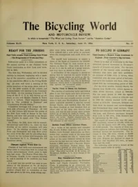 The Bicycling World, Vol 49, No 12 cover