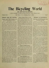 The Bicycling World, Vol 49, No 7 cover