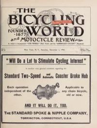 The Bicycling World, Vol 50, No 10 cover