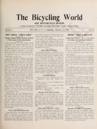 The Bicycling World, Vol 50, No 21 cover