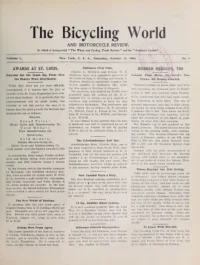 The Bicycling World, Vol 50, No 3 cover
