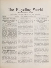The Bicycling World, Vol 50, No 8 cover