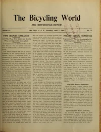 The Bicycling World, Vol 51, No 12 cover