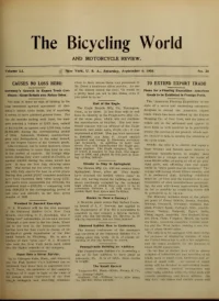 The Bicycling World, Vol 51, No 24 cover