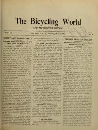The Bicycling World, Vol 51, No 9 cover