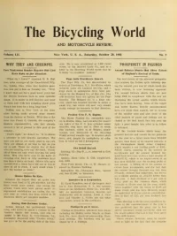 The Bicycling World, Vol 52, No 5 cover