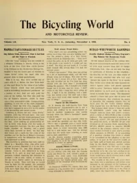 The Bicycling World, Vol 52, No 6 cover