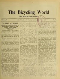 The Bicycling World, Vol 53, No 11 cover