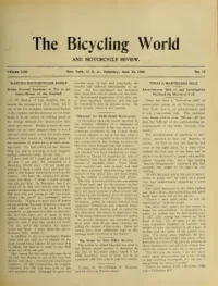 The Bicycling World, Vol 53, No 13 cover