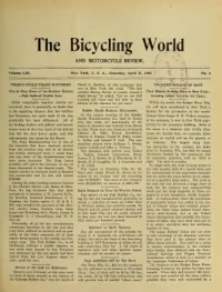 The Bicycling World, Vol 53, No 4 cover