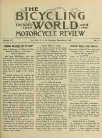 The Bicycling World, Vol 54, No 11 cover
