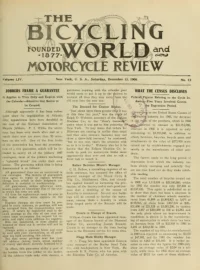 The Bicycling World, Vol 54, No 12 cover