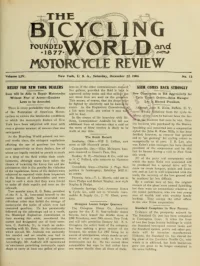 The Bicycling World, Vol 54, No 13 cover