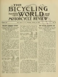 The Bicycling World, Vol 54, No 18 cover