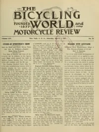 The Bicycling World, Vol 54, No 23 cover
