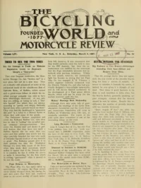 The Bicycling World, Vol 54, No 24 cover
