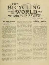 The Bicycling World, Vol 54, No 25 cover