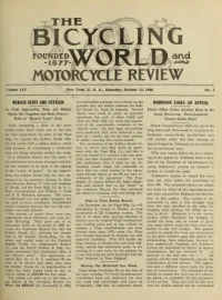 The Bicycling World, Vol 54, No 3 cover