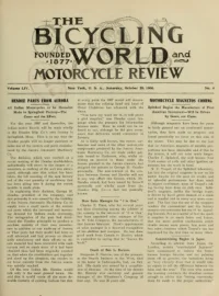 The Bicycling World, Vol 54, No 4 cover