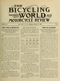 The Bicycling World, Vol 54, No 5 cover