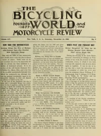 The Bicycling World, Vol 54, No 9 cover