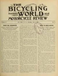 The Bicycling World, Vol 55, No 11 cover