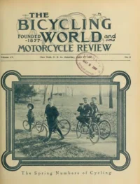 The Bicycling World, Vol 55, No 5 cover