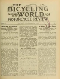The Bicycling World, Vol 55, No 6 cover