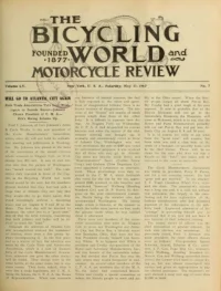 The Bicycling World, Vol 55, No 7 cover