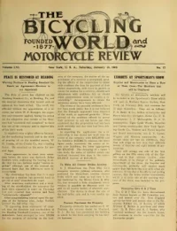 The Bicycling World, Vol 56, No 17 cover