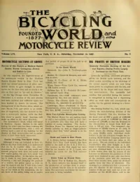 The Bicycling World, Vol 56, No 8 cover