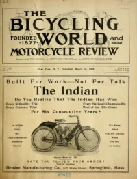 The Bicycling World, Vol 57, No 1 cover