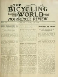The Bicycling World, Vol 57, No 3 cover