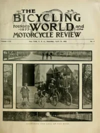 The Bicycling World, Vol 57, No 5 cover