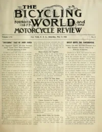 The Bicycling World, Vol 57, No 6 cover