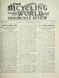 The Bicycling World, Vol 58, No 10 cover