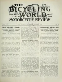 The Bicycling World, Vol 58, No 15 cover
