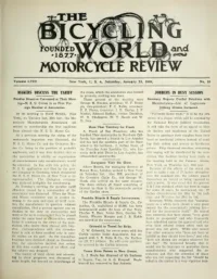 The Bicycling World, Vol 58, No 18 cover