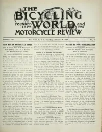 The Bicycling World, Vol 58, No 19 cover