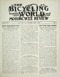 The Bicycling World, Vol 58, No 24 cover