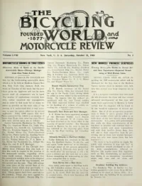 The Bicycling World, Vol 58, No 3 cover