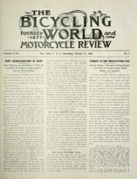 The Bicycling World, Vol 58, No 6 cover