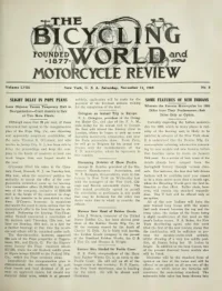 The Bicycling World, Vol 58, No 8 cover