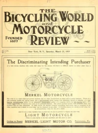 The Bicycling World, Vol 59, No 1 cover