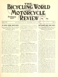 The Bicycling World, Vol 59, No 11 cover