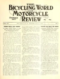 The Bicycling World, Vol 59, No 17 cover