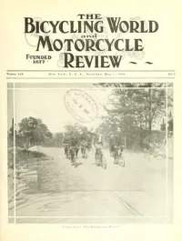 The Bicycling World, Vol 59, No 6 cover