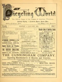 The Bicycling World, Vol 6, No 10 cover